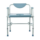 VEVOR Commode Chair, Bedside Commode with Drop-Down Arms and Detachable Backrest, 5-Level Adjustable Height, 7L Removable Bucket, Easy to Assemble, 1000LBS Capacity, Portable Toilet for Adults Seniors