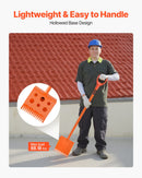 VEVOR Shingle Shovel 1 Pack, D-Grip Handle Shingle Roof Ripper, High Hardness 45