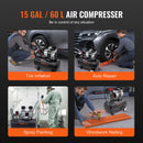 Air Compressor Compact Portable Oil Free Compressor 60L 90 PSI