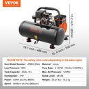Air Compressor Compact Portable Oil Free Compressor 8L 8bar