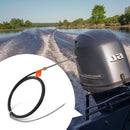 VEVOR Boat Steering Cable, 17 Feet Outboard Marine Rotary Steering Cable, 1/2 Ton High Tensile Strength, Steel Steering Wheel Cable Compatible with Most Single-Station Outboard Steering Systems