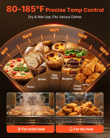 Electric Hot Box Food Warmer, 4-Tier Commercial Warming Cabinet with Water Tray, Single-Door and Adjustable Shelves, Stainless Steel Food Warmer Cabinet, for Restaurant, Kitchen, Pizza, Chicken