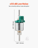 Diesel Heater Fuel Pump, 12V DC Car Air Heater Diesel Fuel Dosing Pump, 22ML Aluminum Air Diesels Parking Heaters Pumps Fits for 2KW 5KW 8KW Diesels Heaters, Quiet Design, Pulse Technology