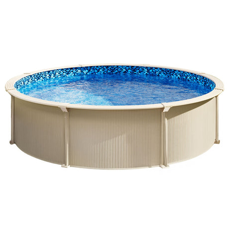 27-ft Round Above Ground Pool Liner, Unibead Pool Liners, Standard Gauge, 52inch Wall Height, Designed for Steel Sided Above-Ground Swimming Pools