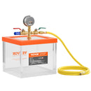 VEVOR 2 Gallon Vacuum Chamber, Upgraded Multipurpose Acrylic Vacuum Degassing Chamber, Transparent Vacuum Chamber, for Resin Degassing, Silica Gel Degassing, Gypsum Degassing and Vacuum Extraction