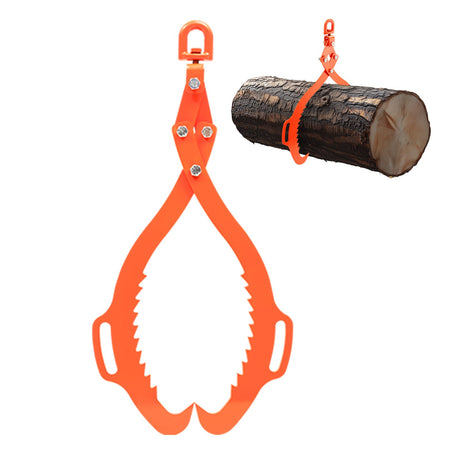 VEVOR 32in Log Lifting Tongs, 2-Claw Log Tongs, Heavy Duty Steel Log Grapple, 1543LBS Lifting Capacity, Swivel Log Graper Timber, Eagle Claw Design, Log Skidding Tongs for Trucks, Tractors, Forklifts