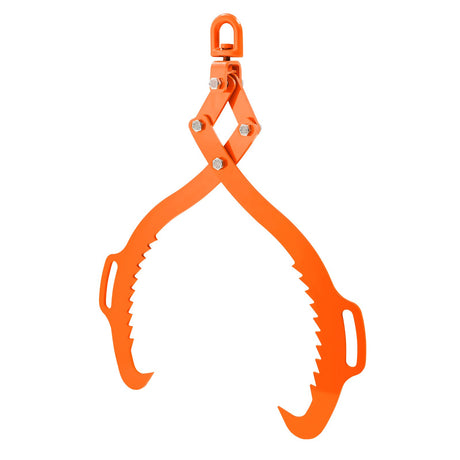VEVOR 32in Log Lifting Tongs, 2-Claw Log Tongs, Heavy Duty Steel Log Grapple, 1543LBS Lifting Capacity, Swivel Log Graper Timber, Eagle Claw Design, Log Skidding Tongs for Trucks, Tractors, Forklifts