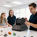 VEVOR Rock Tumbler Kit, 4lbs Rock Polishing Kit, 4 Speed Settings 9-Day Polishing Timer Stone Polishing Kit, Belt-Free Rock Polisher with Adapter & Overload Protection, Rock Polisher for Adults Kids