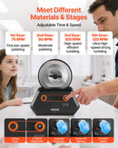 VEVOR Rock Tumbler Kit, 3 lbs Rock Polishing Kit, 4 Speed Settings 9-Day Polishing Timer Stone Polishing Kit, Rock Polisher with Rough Gemstones and Polishing Grits, Rock Polisher for Adults Kids