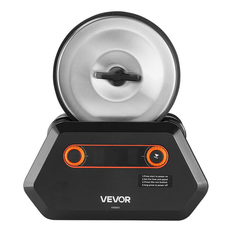 VEVOR Rock Tumbler Kit, 3 lbs Rock Polishing Kit, 4 Speed Settings 9-Day Polishing Timer Stone Polishing Kit, Rock Polisher with Rough Gemstones and Polishing Grits, Rock Polisher for Adults Kids