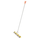 VEVOR Landscape Rake, 914 mm Wide Head 3380 mm Handle, Large Heavy Duty Aluminum Landscaping Leaf Rake Tool, Asphalt Level for Loosening Soil, Garden & Yard, Pond Gravel & Beach Lawn Care, 15.8m Rope