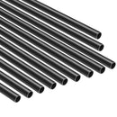 VEVOR Staircase Balusters 51 Pack, 660 mm Aluminum Stair Balusters, 19 mm Water-Proof Round Metal Spindle Railing, Hollow Deck Railing with Rail Caps & Screws for Stairs, Porch, Patio, Fence, Black