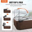 VEVOR Hot Tub Cover Lift, Spa Cover Lift, Hydraulic, Width 175.26cm - 254.11cm Adjustable, Installed on Both Sides at the Top, Suitable for Various Sizes of Rectangular Bathtubs, Hot Tubs, Spa