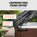VEVOR Hot Tub Cover Lift, Spa Cover Lift, Hydraulic, Width 175.26cm - 254.11cm Adjustable, Installed on Both Sides at the Top, Suitable for Various Sizes of Rectangular Bathtubs, Hot Tubs, Spa