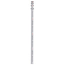 VEVOR Aluminum Grade Rod, 14-Feet/8ths 4 Sections Telescopic Measuring Rod, Double-Sided Scale 1/8in Leveling Rod Stick, Aluminum Alloy Survey Rod w/ Bubble Level &Carrying Bag for Houses,Walls,Floors