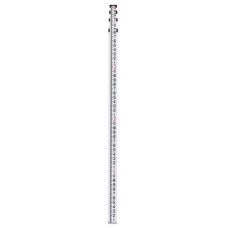 VEVOR Aluminum Grade Rod, 14-Feet/8ths 4 Sections Telescopic Measuring Rod, Double-Sided Scale 1/8in Leveling Rod Stick, Aluminum Alloy Survey Rod w/ Bubble Level &Carrying Bag for Houses,Walls,Floors
