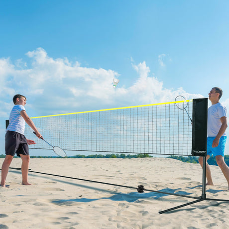 20ft Badminton Net Set Outdoor Portable Volleyball Pickleball Tennis Net