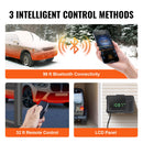 VEVOR Bluetooth App Control Diesel Air Heater, 12V 8KW Diesel Heater with Automatic Altitude Adjustment, Remote Control and LCD, Diesel Parking Heater for RV Trailer Camper Van Boat