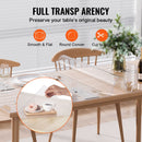 VEVOR Plastic Table Cover, 40 x 60 Inch 1.5 mm Thick Clear Table Protector, Rectangle PVC Desk Mat, Waterproof & Easy Cleaning Desk Pad Tablecloth, for Office Dresser Dining Room Table Night Stand