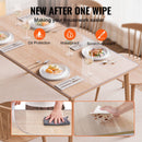 VEVOR Plastic Table Cover, 42 x 60 Inch 2.0 mm Thick Clear Table Protector, Rectangle PVC Desk Mat, Waterproof & Easy Cleaning Desk Pad Tablecloth, for Office Dresser Dining Room Table Night Stand