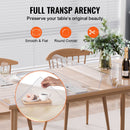 VEVOR Plastic Table Cover, 42 x 60 Inch 2.0 mm Thick Clear Table Protector, Rectangle PVC Desk Mat, Waterproof & Easy Cleaning Desk Pad Tablecloth, for Office Dresser Dining Room Table Night Stand