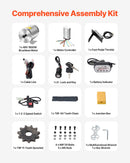VEVOR 1800W Electric Brushless DC Motor Kit - 48V 4500rpm Motor with Upgraded Speed Controller, Foot Pedal and Throttle Grip Kit for Go Karts E-Bike Motorcycle Scooter