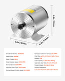 VEVOR 1800W Electric Brushless DC Motor Kit - 48V 4500rpm Motor with Upgraded Speed Controller, Foot Pedal and Throttle Grip Kit for Go Karts E-Bike Motorcycle Scooter