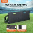Soccer Rebounder Board, 45"X13" Portable Soccer Wall with 2 Angles Rebound, Foldable HDPE Kickback Rebound Board, Soccer Training Equipment for Kids and Adults, Passing & Shooting Practice