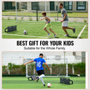Soccer Rebounder Board, 45"X13" Portable Soccer Wall with 2 Angles Rebound, Foldable HDPE Kickback Rebound Board, Soccer Training Equipment for Kids and Adults, Passing & Shooting Practice