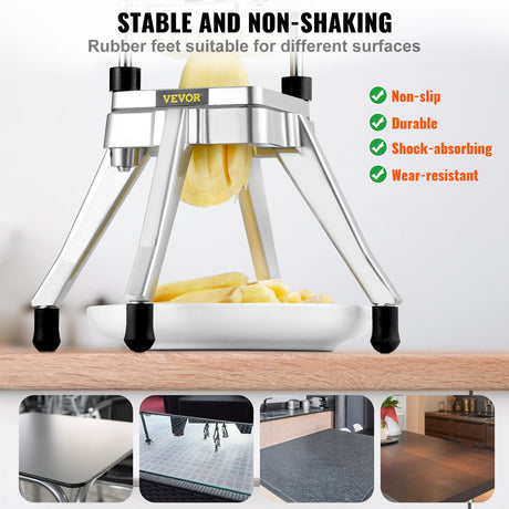 VEVOR Commercial Vegetable Fruit Chopper 1/4