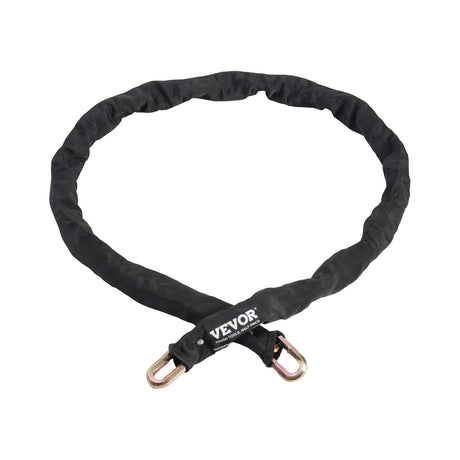 VEVOR Bike Chain Lock, 5.91 Ft Security Bicycle Chain Lock, Heavy Duty Metal Steel Anti-Theft High Security Bike Locks, Perfect for Bike, Motorcycle, Scooter, Bicycle, Door, Fence, Gate, 9.5mm, Black