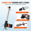 VEVOR Linear Actuator 12V, 8 Inch Heavy Duty 1320lbs/6000N Linear Actuator, 0.19"/s Linear Motion Actuator with Mounting Bracket & IP44 Protection for Electric Door Industrial Machinery Vessels Cargo