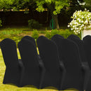 VEVOR 50 PCS Black Chair Covers Polyester Spandex Stretch Wedding Party Banquet