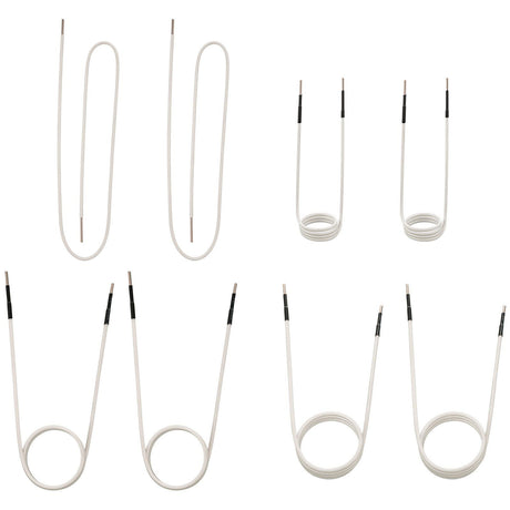 Induction Heater Inductor Coil Kits, Magnetic Mini Induction Heater Kit, Flameless Heat Accessories 8pcs, Heat Resistant Induction Heater Tool with Flexibility For Removing Rusty Bolts and Nuts