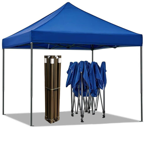Portable Water-Resistant Gazebo 3x6 M - Black / Without Sidewalls