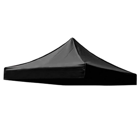 Gazebo Tent Top Cover Camping Beach Sunshade Shelter - Black / 2x2M