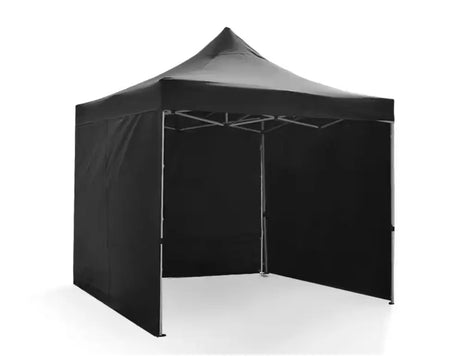 Portable Water-Resistant Gazebo 2x2 M - Black / Without Sidewalls