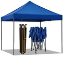 Portable Water-Resistant Gazebo 2x2 M - Black / Without Sidewalls