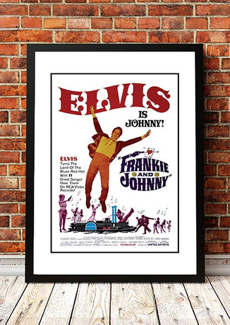 Elvis 'Frankie and Johhny' Framed Movie Poster! - Framed A3