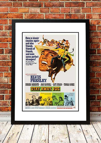Elvis 'Stay Away Joe' Framed Movie Poster! - Framed A4