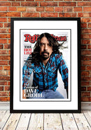 Dave Grohl' Rolling Stone Magazine Cover! - Framed A2