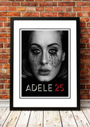 Adele '25' In Store Promotional Poster - Framed A4