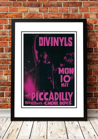 Divinyls ‘The Piccadilly’ Sydney, Australia Concert Poster 1983 - Framed A3