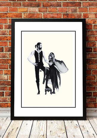 Fleetwood Mac ‘Rumours’ In Store Promotional Poster 1977 - Framed A3