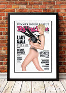 Lady Ga Ga ‘Rolling Stone Magazine’ Cover Poster 2010 - Framed A4