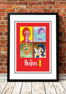 The Beatles ‘1’ In Store Promotional Poster 2000 - Framed A3