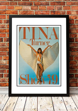 Tina Turner ‘Wild Lady of Rock’ World Tour Poster 1979 - Framed A2