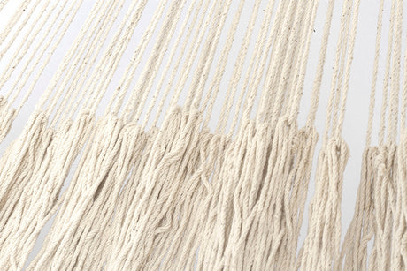 Ivory Cascade, hand woven rope Authentic Mexican Hammock