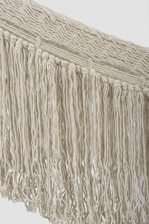 Ivory Cascade, hand woven rope Authentic Mexican Hammock