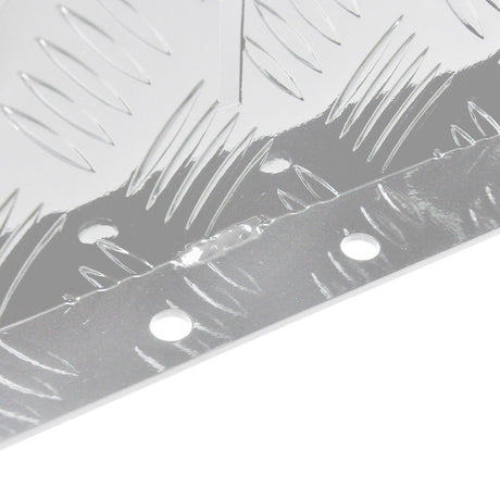 Alpen Outdoor Base Mount 2mm Thickness Aluminium Diesel Heater Fuel Tank Cover Left for 10L 15L Fuel Tank Silver